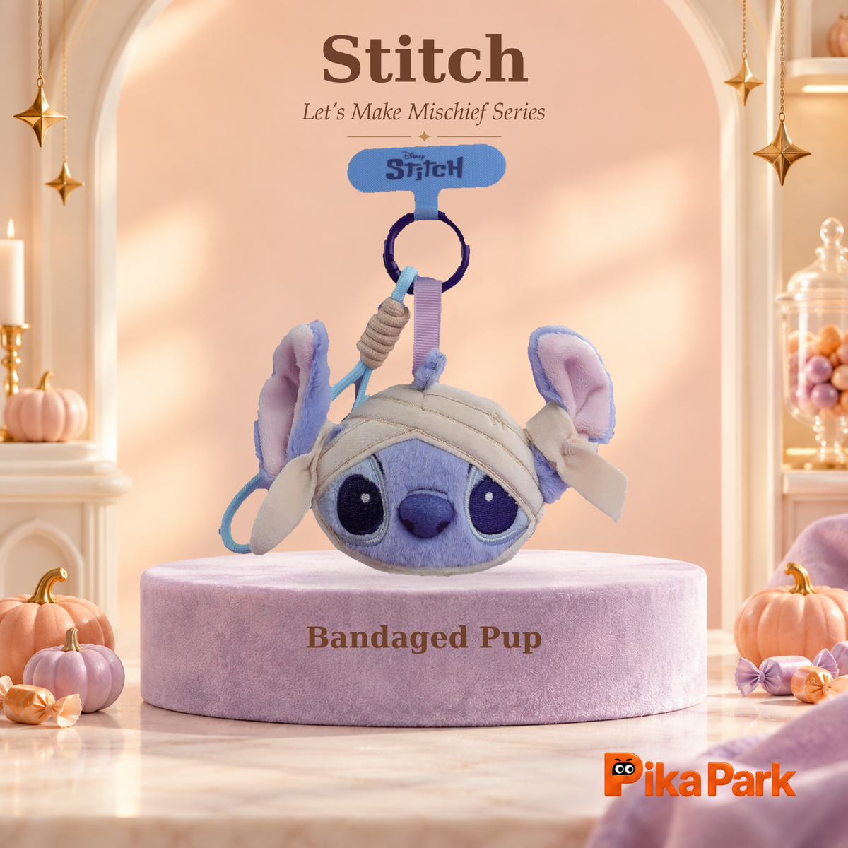 Stitch “Let’s Trick-or-Treat” Series Plush Keychain Blind Box