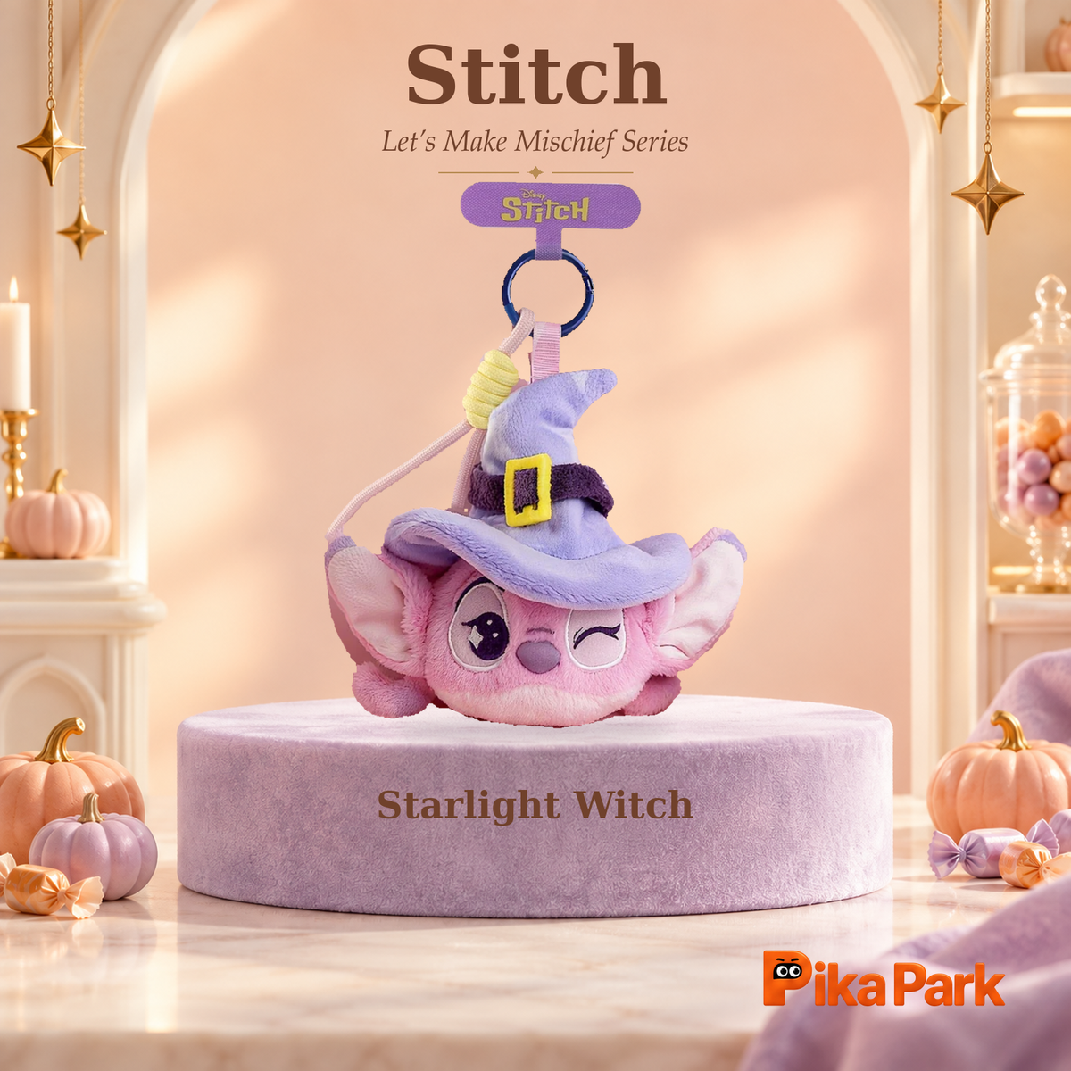 Stitch “Let’s Trick-or-Treat” Series Plush Keychain Blind Box