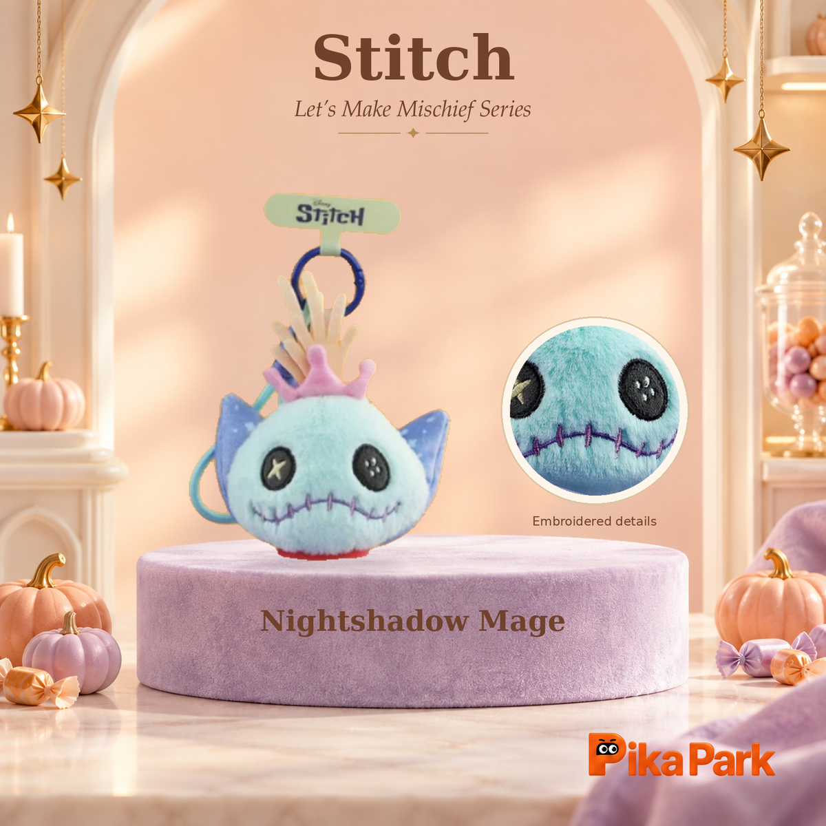 Stitch “Let’s Trick-or-Treat” Series Plush Keychain Blind Box