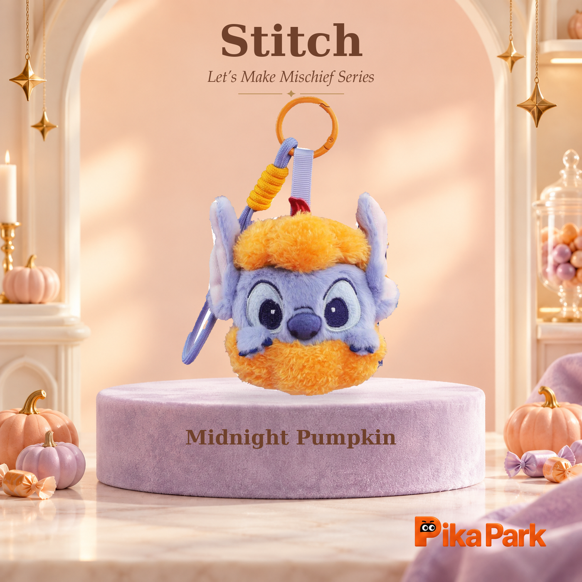 Stitch “Let’s Trick-or-Treat” Series Plush Keychain Blind Box