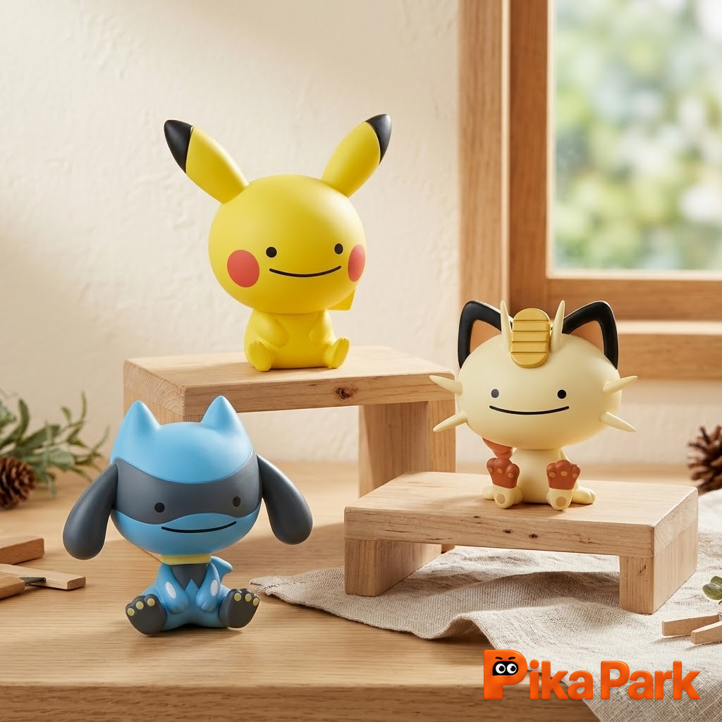 Funism Pokemon Ditto Qface Series Mini Figures Blind Box