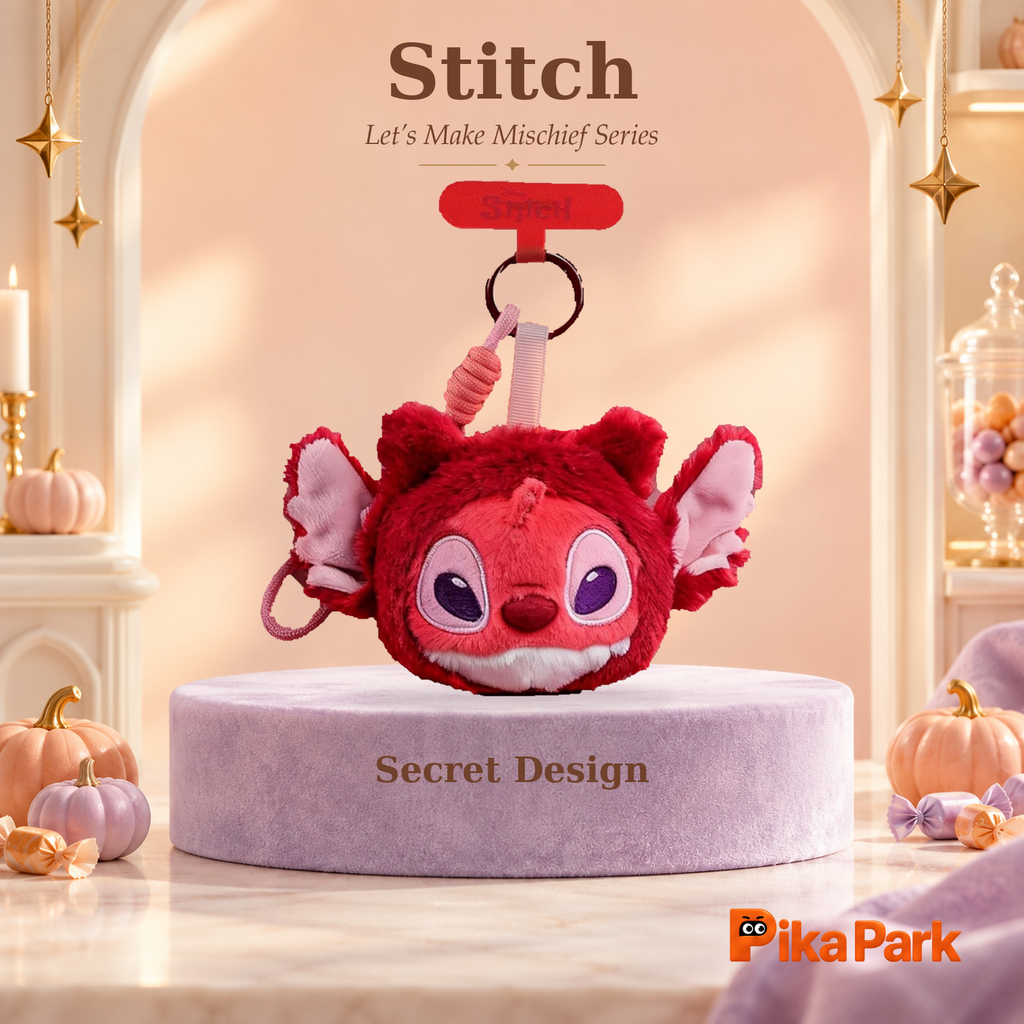 Stitch “Let’s Trick-or-Treat” Series Plush Keychain Blind Box