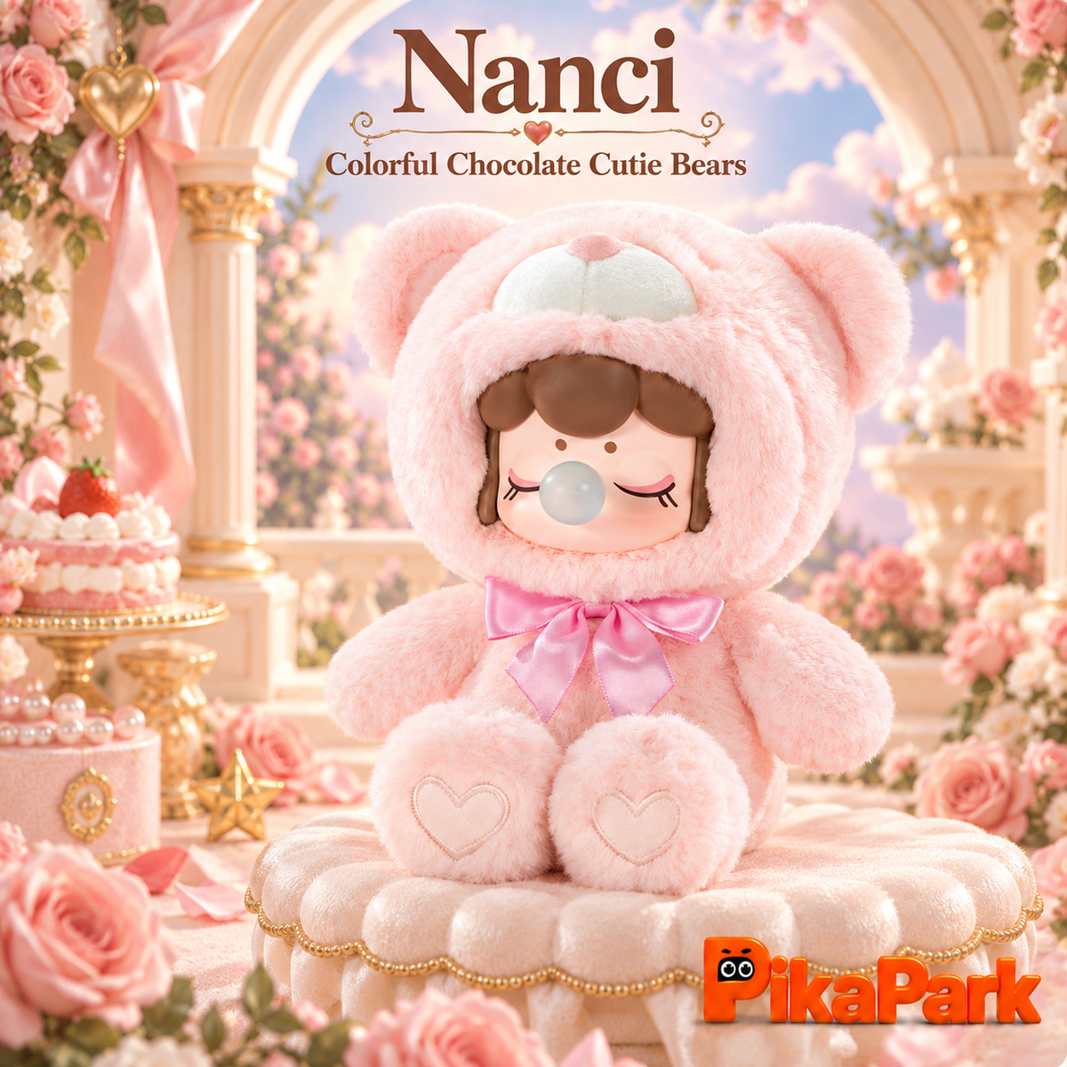 Nanci Colorful Chocolate Cutie Bears Series Plush Dolls