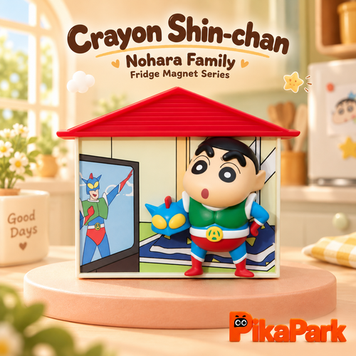 Crayon Shin‑chan Nohara Family 3D Fridge Magnet Blind Box