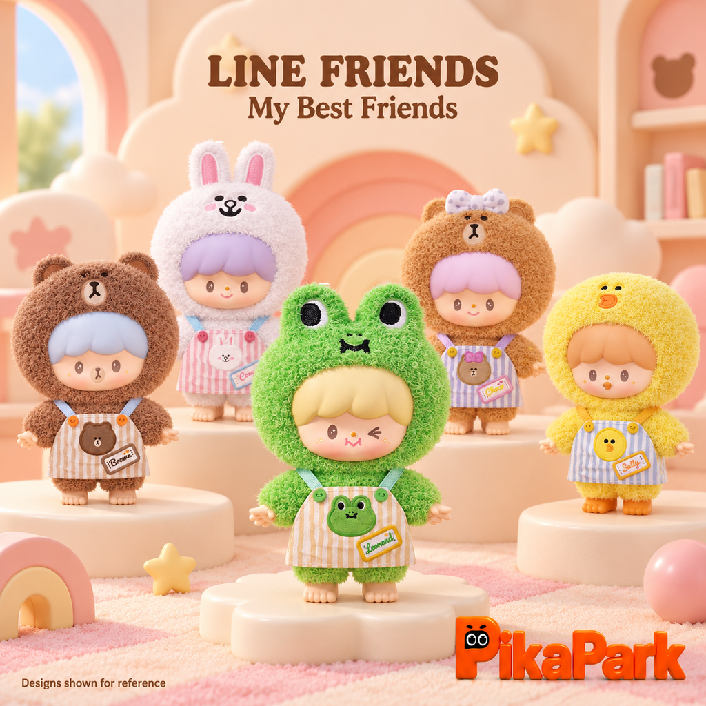 zZoton x LINEFRIENDS My Best Friends Series Plush Blind Box