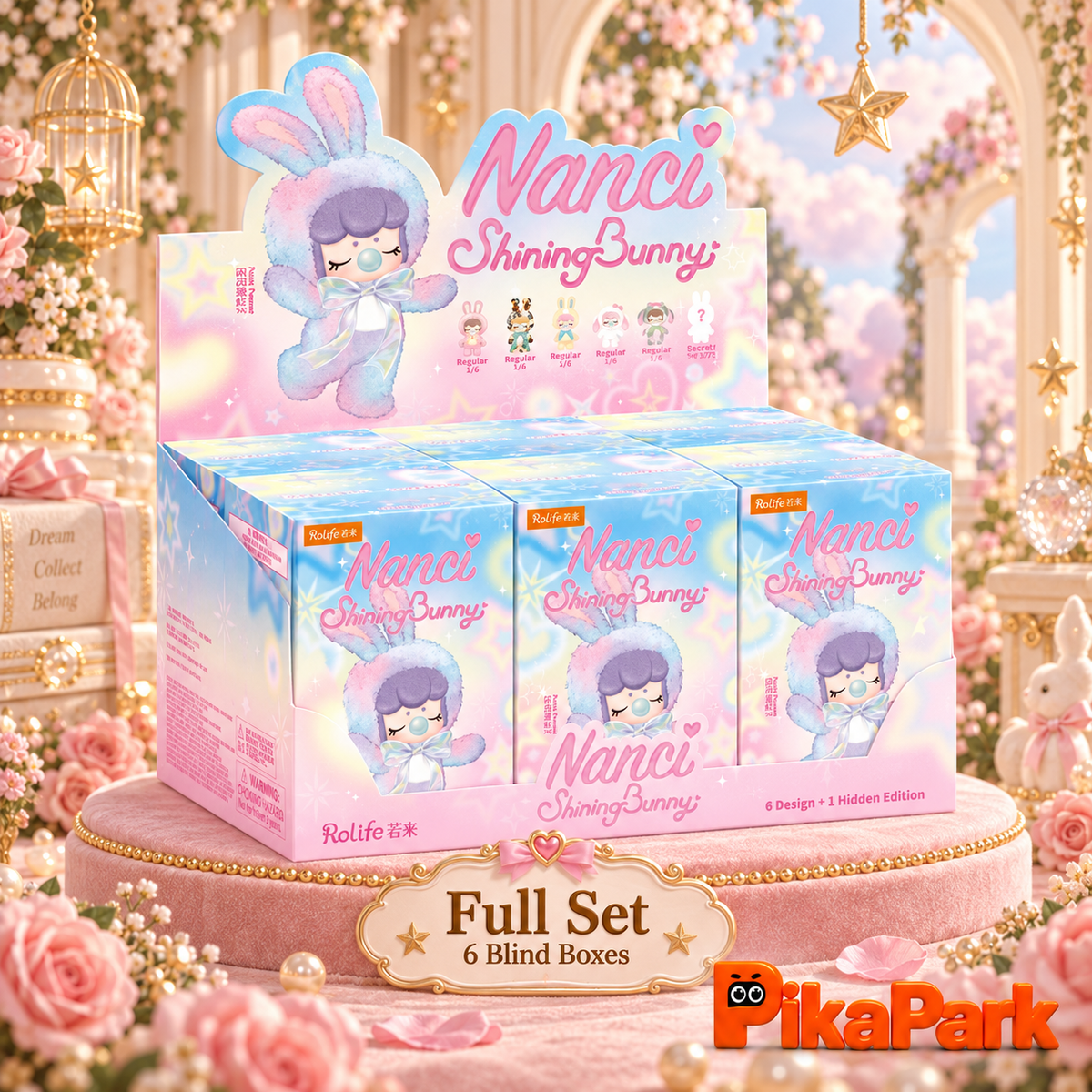Rolife Nanci's Shining Bunny Surprise Plush Dolls