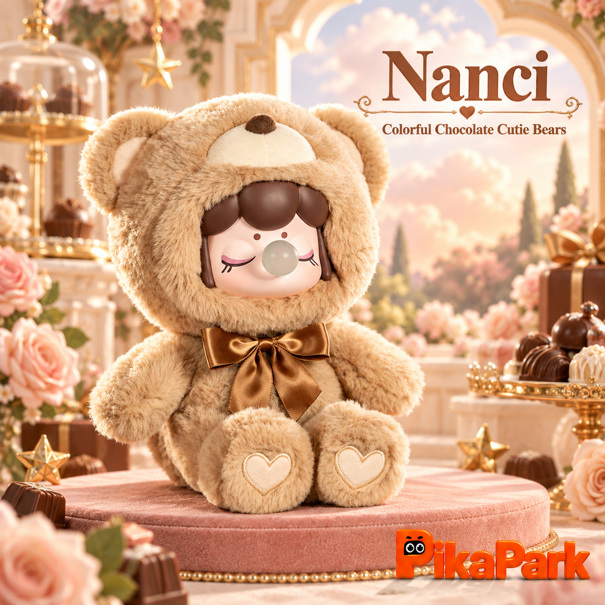 Nanci Colorful Chocolate Cutie Bears Series Plush Dolls