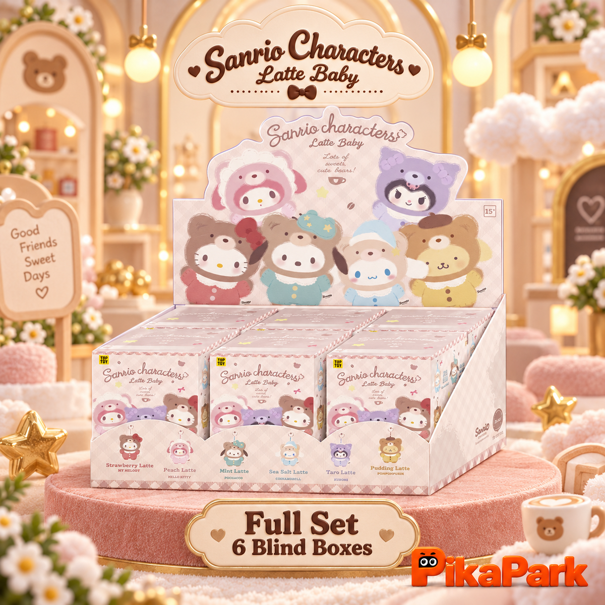 Sanrio Characters Latte Baby Plush