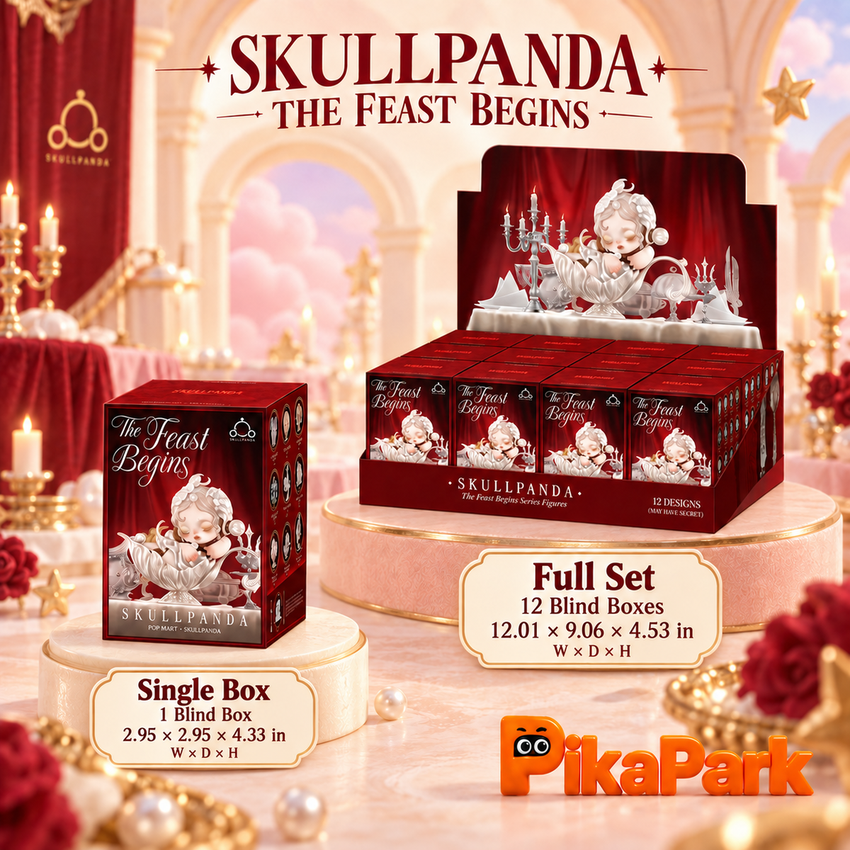 SKULLPANDA THE FEAST BEGINS SERIES FIGURES CUTE TOY GIFT