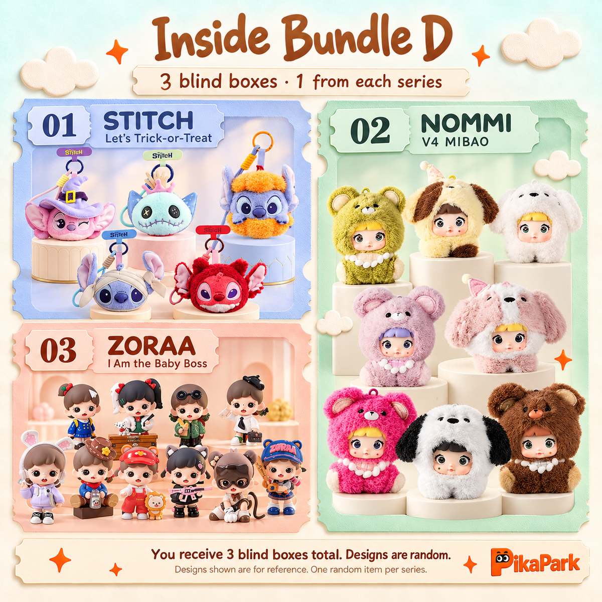 The Surprise Trio — Bundle D