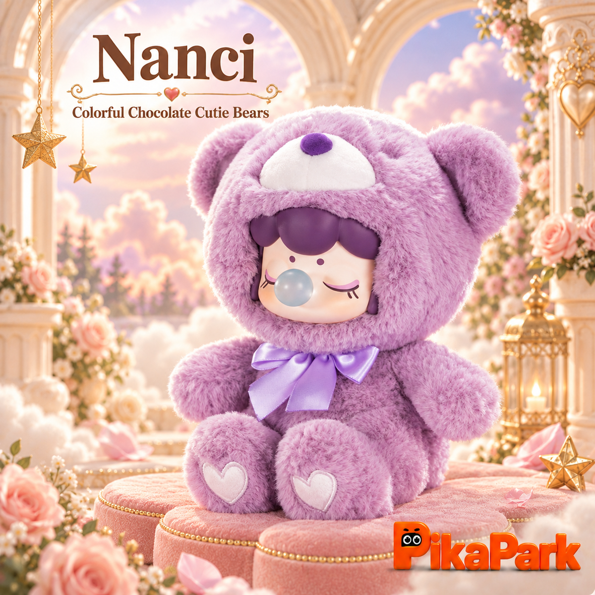 Nanci Colorful Chocolate Cutie Bears Series Plush Dolls