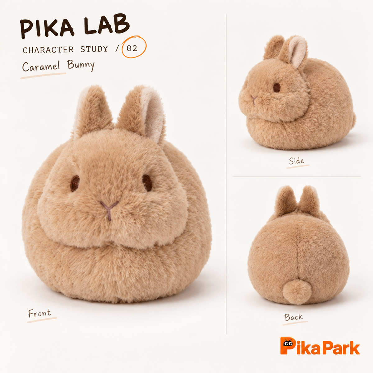 Pikoffee Caramel Bunny Plush | The BunBuns