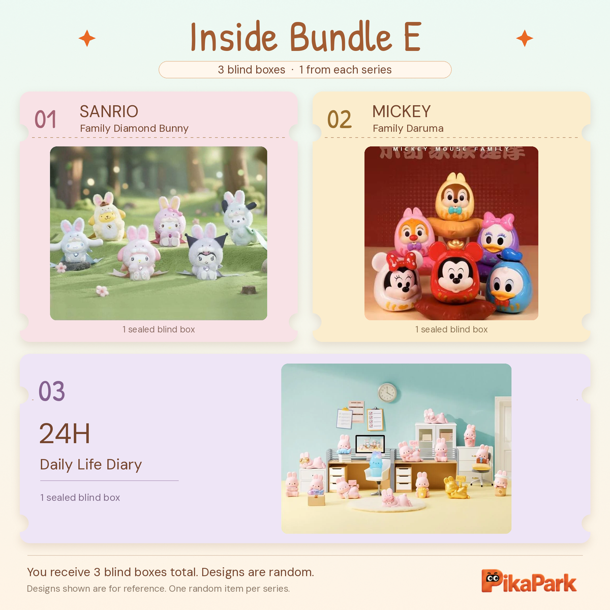 The Surprise Trio — Bundle E
