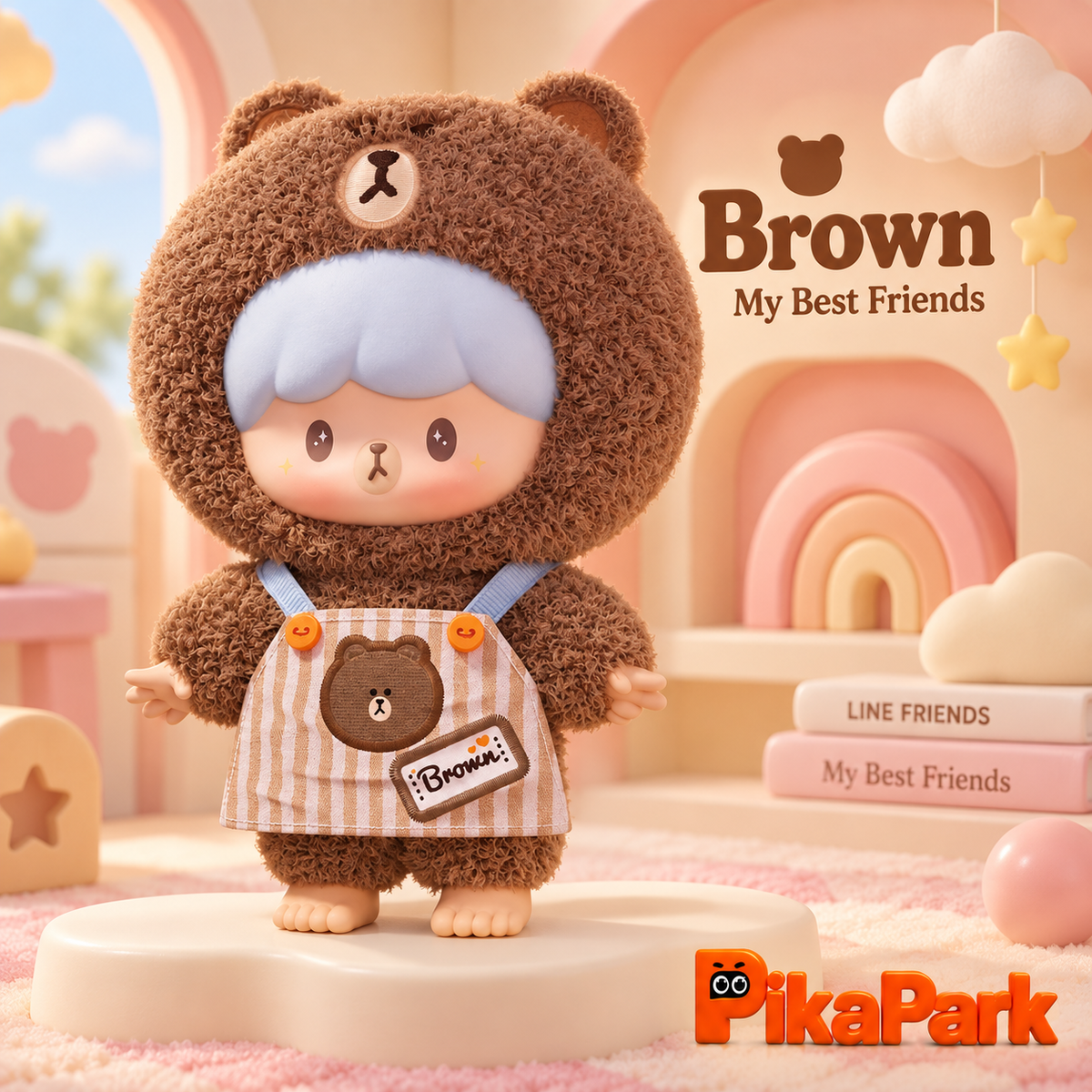 zZoton x LINEFRIENDS My Best Friends Series Plush Blind Box