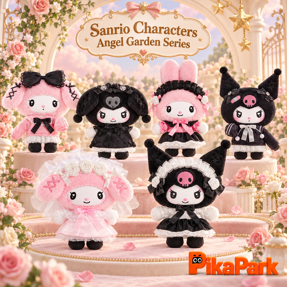 Angel Garden Series Plush Vinyl Keychain Gift Blind Box