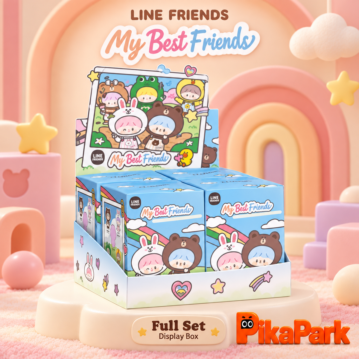 zZoton x LINEFRIENDS My Best Friends Series Plush Blind Box