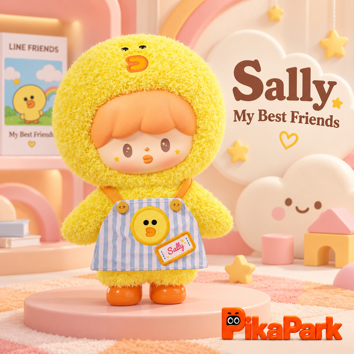 zZoton x LINEFRIENDS My Best Friends Series Plush Blind Box